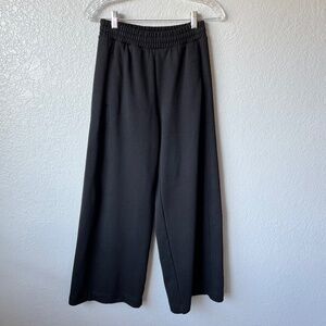 COS 100% Cotton Jersey Wide-Leg Jogger Pull-on, elastic waistband